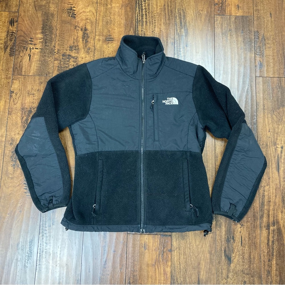 THE NORTH FACE Women’s Black Jacket Coat Zip Up Fleece Lined Size Small - Picture 1 of 11